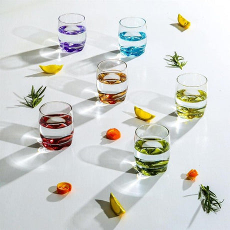 Set pahare lichior LAV Adora, 80 ml, 6 buc, diverse culori