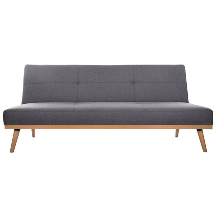 Canapea extensibilă cu trei locuri Atmosphera Dohan, Gri închis, 180x80x80 cm