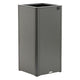 Plant pot cover Alumia 50 x 50 x 100 cm aluminum graphite