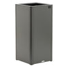 Plant pot cover Alumia 50 x 50 x 100 cm aluminum graphite
