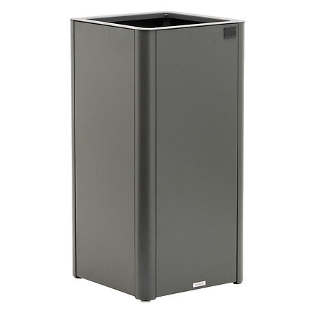 Plant pot cover Alumia 50 x 50 x 100 cm aluminum graphite