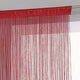 String curtain 90 x 200 cm red