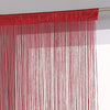 String curtain 90 x 200 cm red