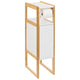 Стойка за тоалетна хартия 5five Natureo, с вратичка, Бяла, MDF