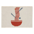 Non slip kitchen rug Nippo 60 x 90 cm white