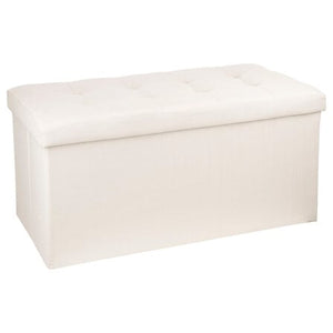 Bancă cu spațiu de depozitare Lysandre, pliabilă, 76x38x38 cm