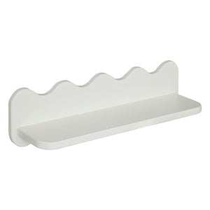 Рафт за стена atmosphera Salina, MDF, Бял, 53 см