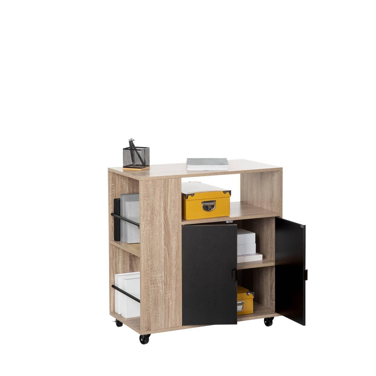 Количка с врати 5five Aliaj, Бежова, 76 cm