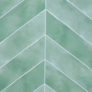 Стикери atmosphera Caro Chevrons, Светлозелен 30×30 cm, 2 бр