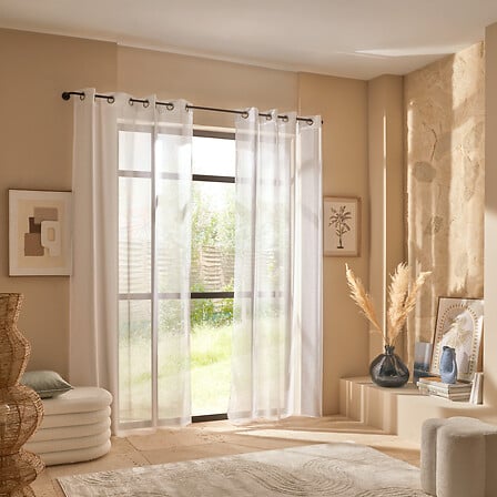 Georgette sheer curtains 140 x 240 cm white