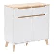 Мебел за антре 5five Luma, Бяло дърво, 80 cm
