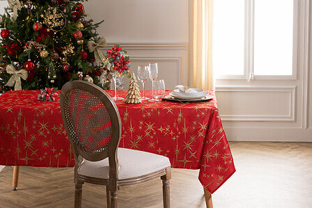 TABLECLOTH STRAGI RED 140X240