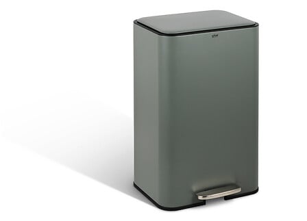 Кош за смет 5five Delta Slim, Метал, 50L, Зелен
