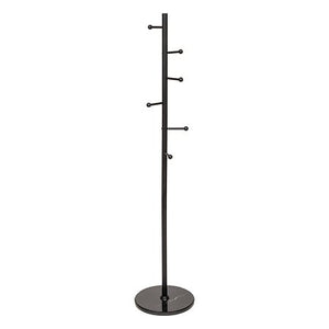 Закачалка за палта 5five Blackmarble, 6 метални куки, Черна