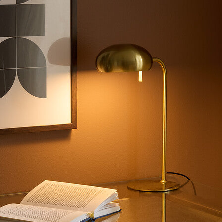 Подова лампа atmosphera Maona, Метал, 38 cm, Златиста