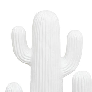 Декоративен кактус atmosphera Rodrigo, За открито и закрито, Бял, 38 cm