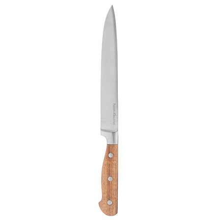 Нож за хляб 5five Elegancia, Неръждаема стомана и акация, Бежов