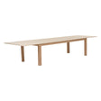 Extendable table double extension Miceira 14 seats aluminium printed stone