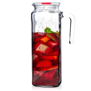 Cană de sticlă LAV Bloom, 1,2 l