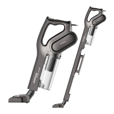 Aspirator Deerma DX700S, 600W, Putere de aspirare 15kPa, Recipient 0.8 l, 3 perii, Gri
