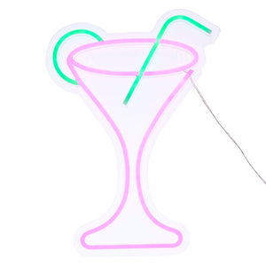 LED неонова лампа atmosphera Cocktail, Многоцветна, 34 cm