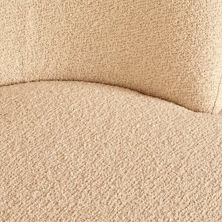 Fotoliu Atmosphera Sileo, Boucle, Pivotant, Bej