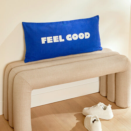 Pernă decorativă Atmosphera Good, 35x75 cm, Broderie