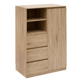 Гардероб 5five Dolo, MDF, Бежов, 115 cm