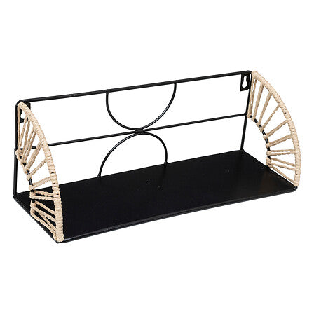 Raft de perete Atmosphera Mileva, Metal, 2 bucăți