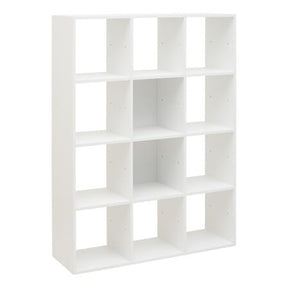 Етажерка с 12 отделения 5five Mix'n Modul, MDF, Бяла, 102x135.5 cm