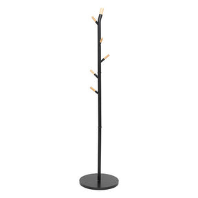 Закачалка за дрехи 5five Natureo, Метал, 6 куки, Черна