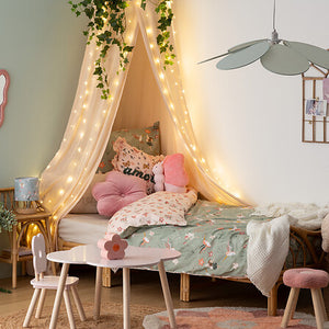 Scaun pentru copii Atmosphera Flower, MDF, roz