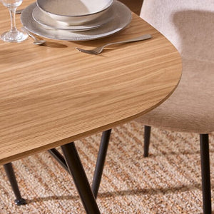 Masă de dining Atmosphera Roxas, frasin, 160x90 cm