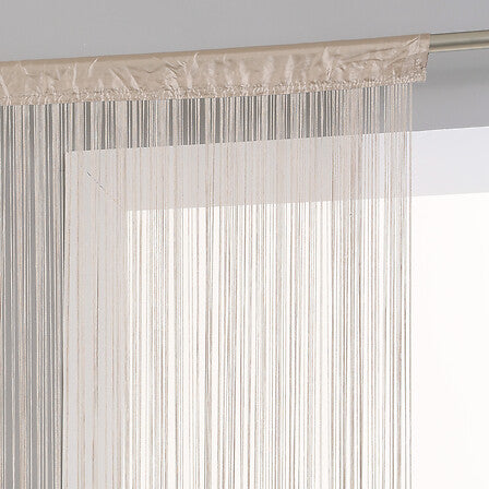 String curtain 90 x 200 cm linen-coloured