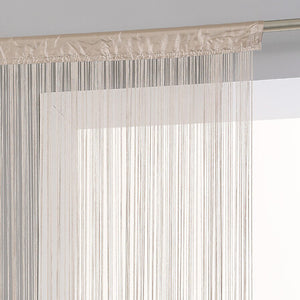 String curtain 90 x 200 cm linen-coloured