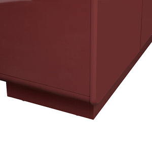 Скрин atmosphera Douglas Gloss, 2 врати, MDF, Бордо, 80 cm