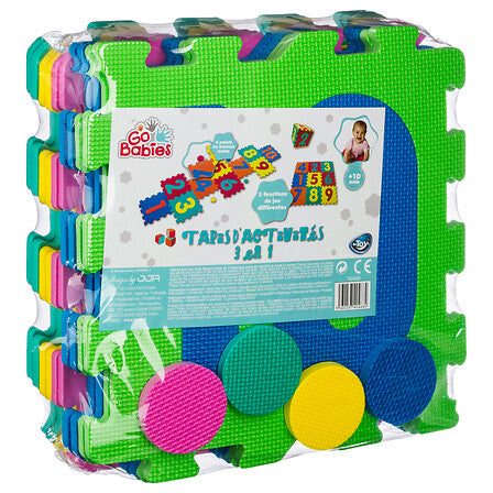 Puzzle pentru copii cu podea moale, joc de dame, 10 piese