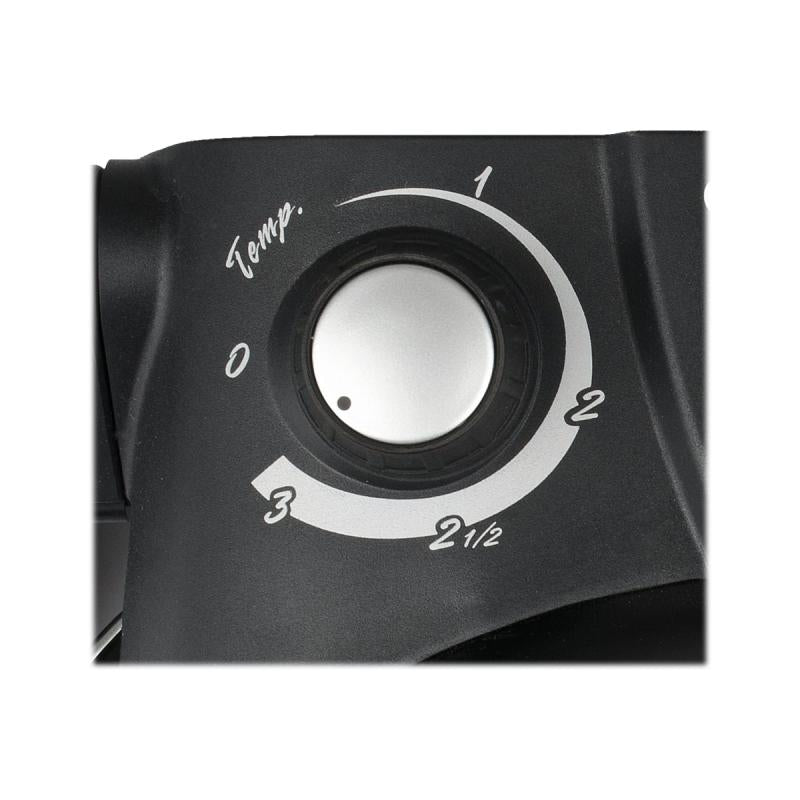Cuptor de pizza G3Ferrari Delizia Special, Suprafață de coacere din piatră refractară, termostat până la 390°C și temporizator cu semnal sonor negru, Negru