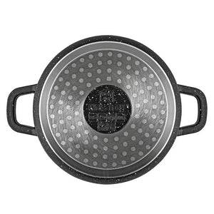 Алуминиева тенджера Kinghoff 1592, Мраморно покритие, 1.3L, 16 cm