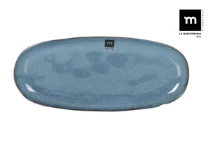 Farfurie ovală LA MEDITERRANEA Morell, 34x15 cm, porțelan