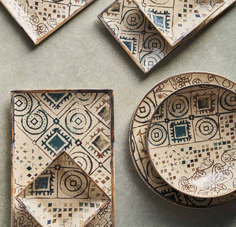 Plato rotund LA MEDITERRANEA Grecia, 33 cm