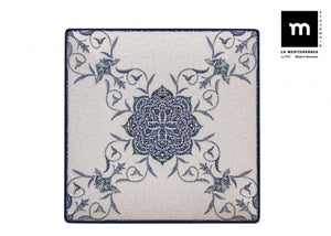 LA MEDITERRANEA Farfurie principala Rosetta, 24x24 cm, portelan