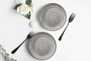 Platou rotund LA MEDITERRANEA Vortex, 32 cm, porțelan