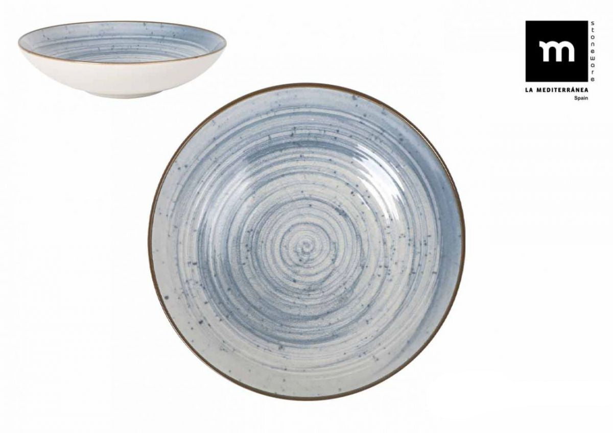 Дълбока купа LA MEDITERRANEA Swirl, 21 cm, порцелан