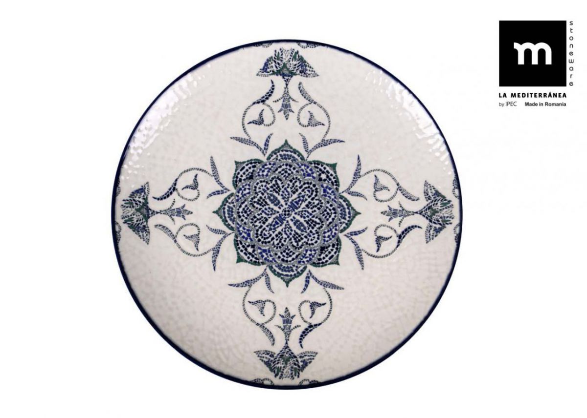 LA MEDITERRANEA Farfurie principala Rosetta, 26 cm, portelan