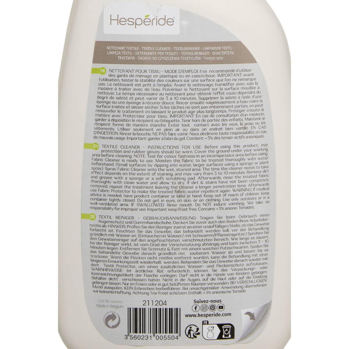 Спрей за почистване на текстил Hesperide, 750 мл