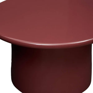 Кафе маса atmosphera Douglass, Гланц, Бургундско, Ø80 cm 213128