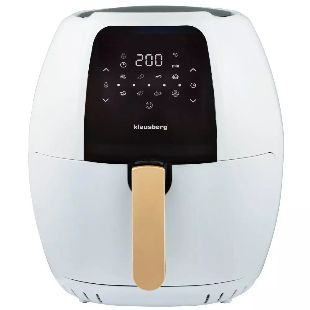 Friteuză cu aer cald Klausberg 7709, 7,7L, Alb