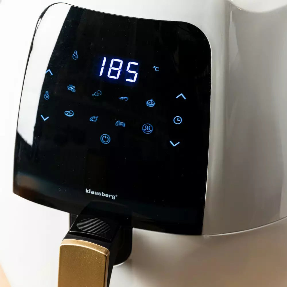Friteuză cu aer cald Klausberg 7709, 7,7L, Alb