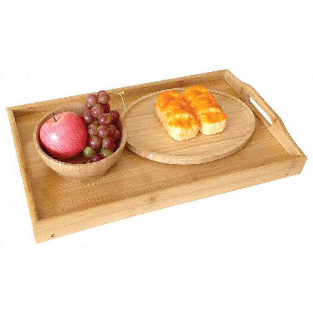Noptieră din bambus KingHoff 1502, 50x30x7 cm, pliabilă